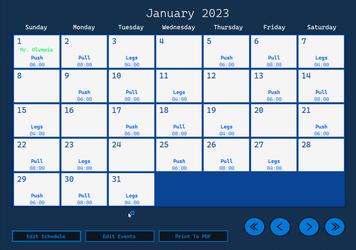 Calendar