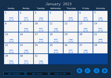 Async Calendar