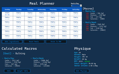 Meal Planner