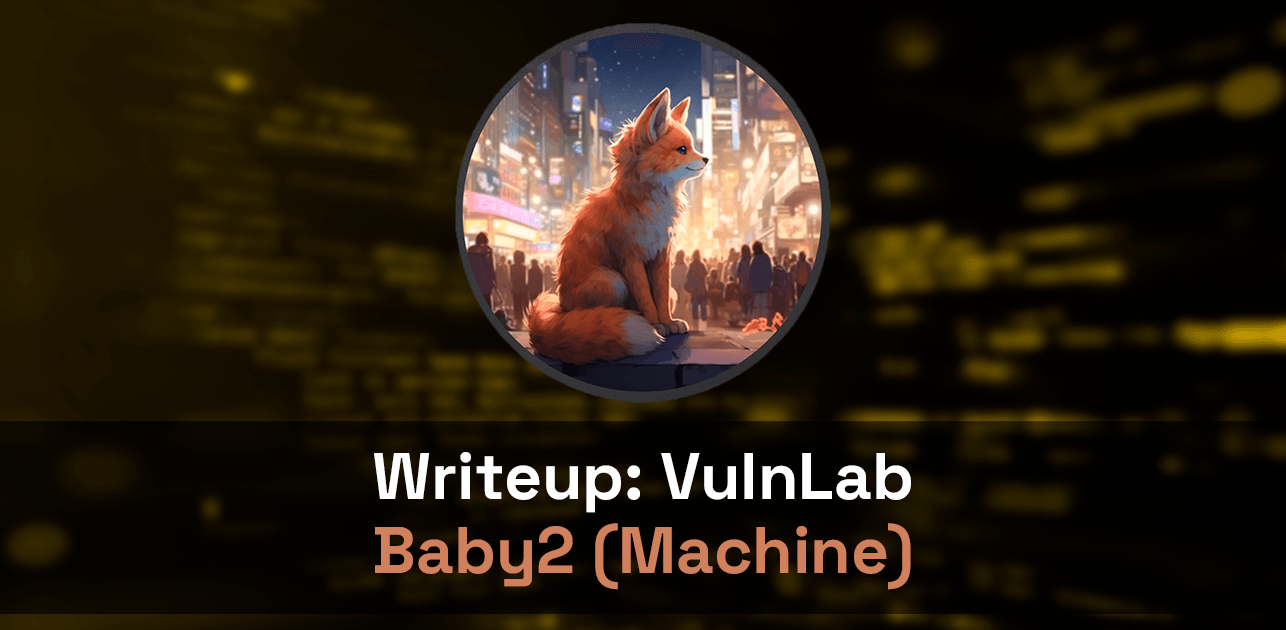 Hero image for Write-up: VulnLab - Baby2 (Machine)